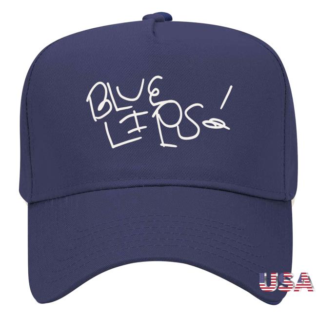Official Txdxe Merch Store Schoolboy Q Blue Lip Logo Snapback Cap SchoolboyQ