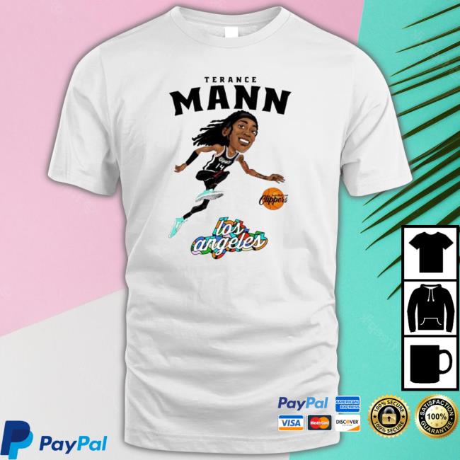 Terance Mann Fastbreak Caricature T-shirt