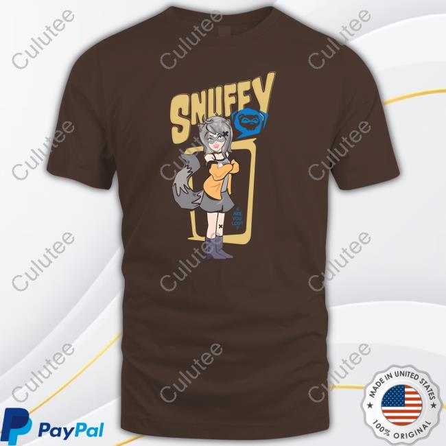 Snuffy Retro Raccoon Are You Lost Blue Hooded Sweatshirt