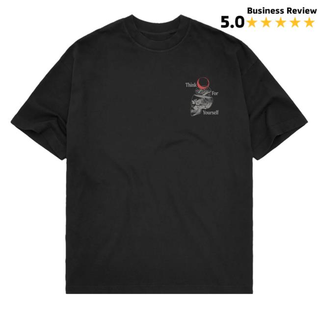 Official Joe Bartolozzi Merch Think For Yourself Black Tee