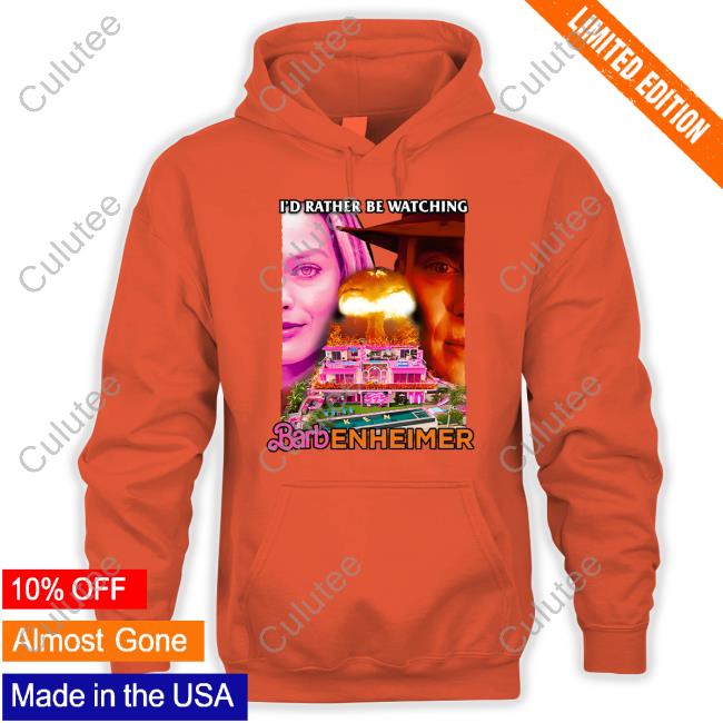Shitheadsteve Merch I'd Rather Be Watching Barbenheimer Long Sleeve Shirt