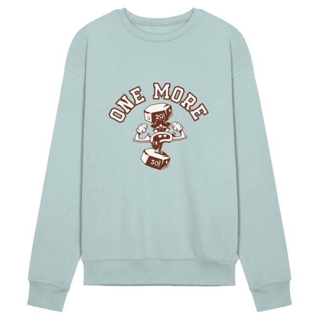 Spreadshirt Dumbbell One More To Encourage You During Workout On Bella + Canvas Unisex Sweatshirt