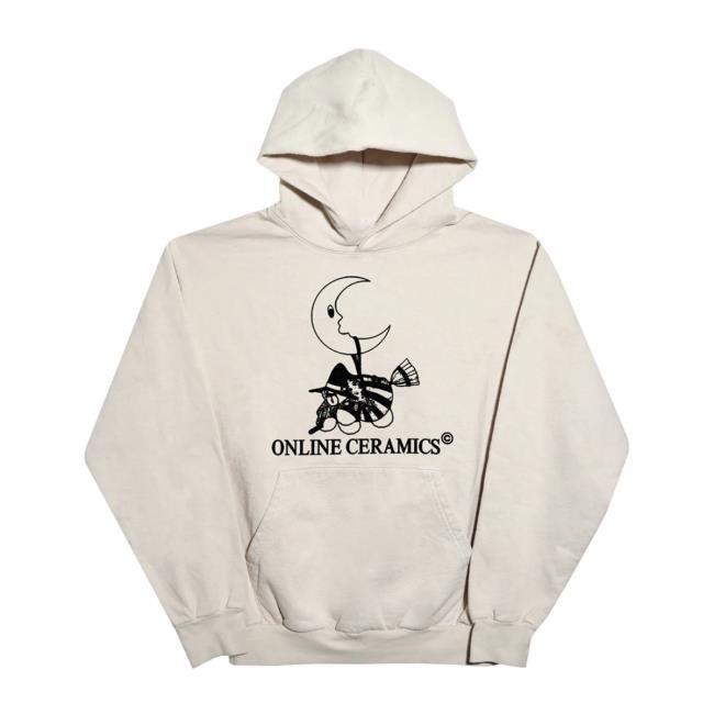 Official Online Ceramics Witch Logo Popover Hoodie