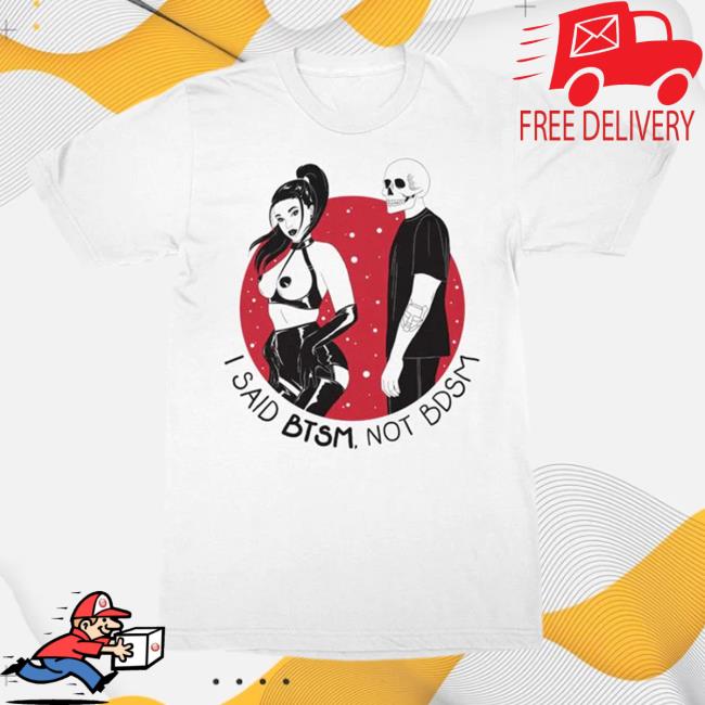 Official Black Tiger Sex Machine Black Tiger Sex Machine BTSM - Not B*Sm White Top Shirt