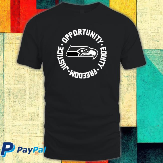 Seattle Seahawks Opportunity Equality Freedom Justice Hoodie