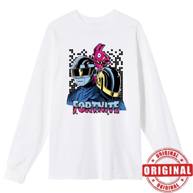 Official Daft Punk Merch Store Fortnite x Daft Punk Long Sleeve Tee