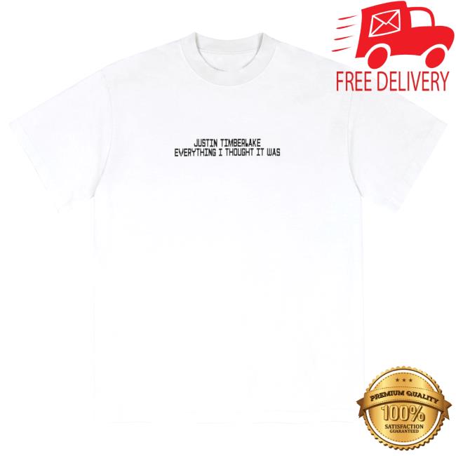 Official Justin Timberlake Merch Shop EITIW JT Tee Shirt