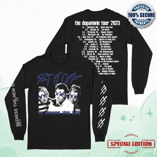 Set It Off Merch The Dopamine Tour Long Sleeve Tee – Set It Off