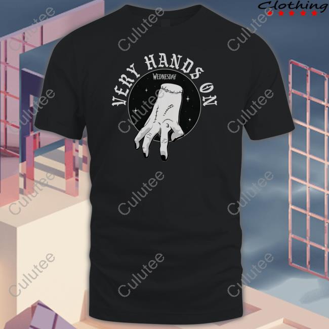 Official Wednesday Very Hands On Hoodie