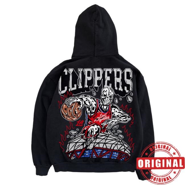 Clippers Crush Hooded Sweatshirt - Black| Warren Lotas Official NBA