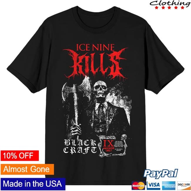 Official Ice Nine Kills Merch Store INK Skeleton Corpses Shirt Ink Merch IceNineKills
