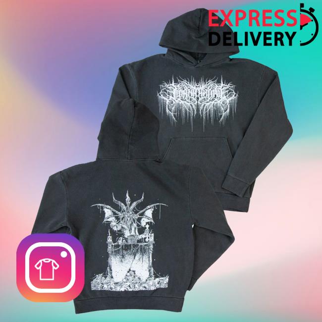 Official Lorna Shore Merch Store Lorna Shore Goat Lord Popover Sweatshirt Lorna Shore Clothing Shop LornaShore