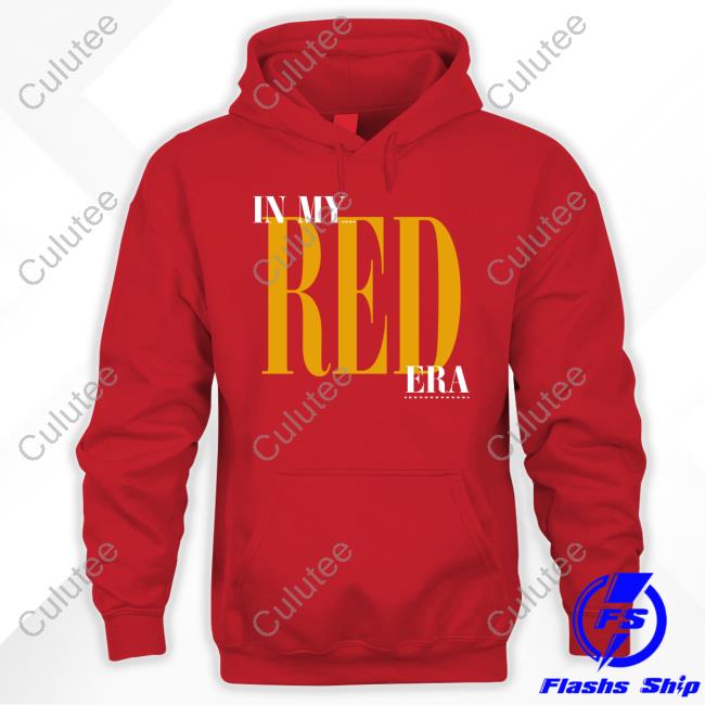 Taylor Swift In My Red Era Red Hoodie