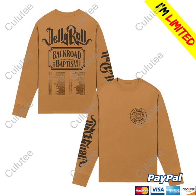 Official Jelly Roll Clothing Shop Merch Backroad Baptism Hoody Jellyroll615 Store