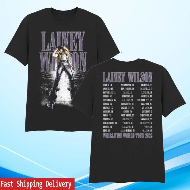 Official Lainey Wilson Stadium Tour Shirts