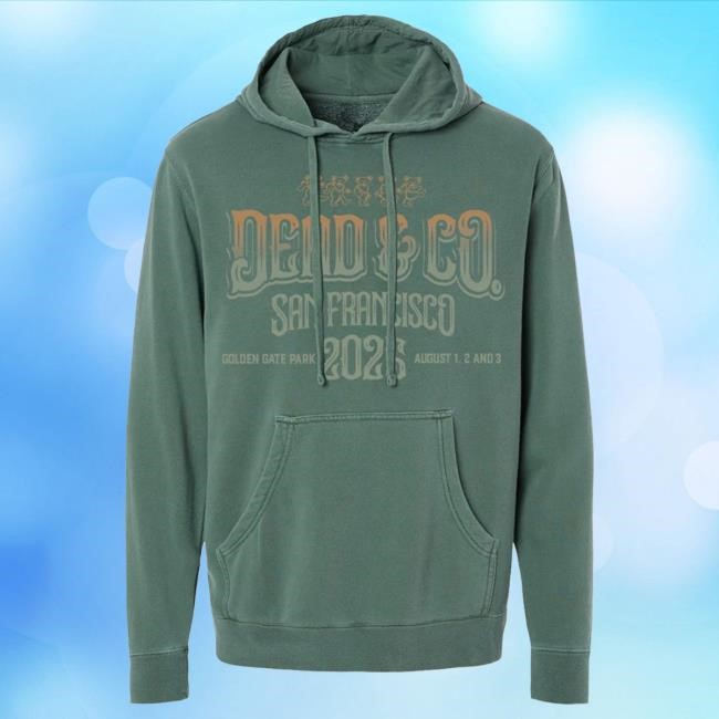 Dead And Company Store Merch Dead & Company San Francisco 2025 Popover Hoodie