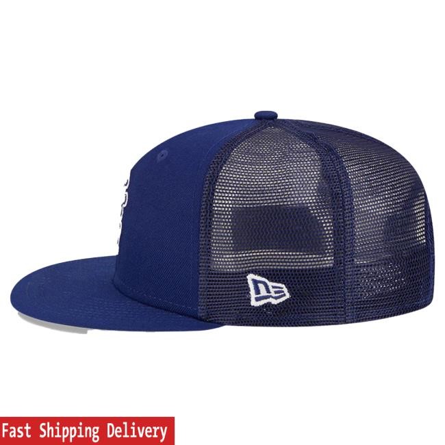 Chicago Cubs Navy 1914 Classic New Era 9FIFTY Mesh Snapback Hat | Buy Official Clark Street Sports