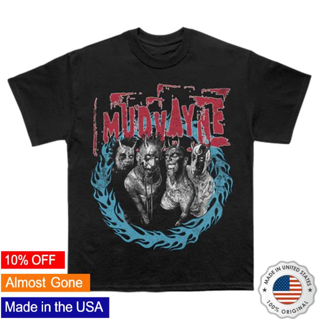 Official Mudvayne Merch Mud Flame Mudvayne Tees