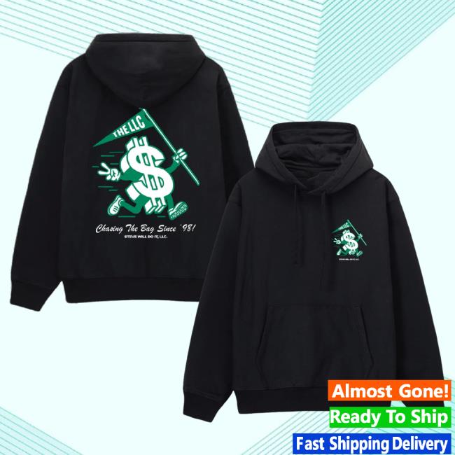 Official Steve Will Do It Chasing The Bag Hooded Sweatshirt SteveWillDoIt
