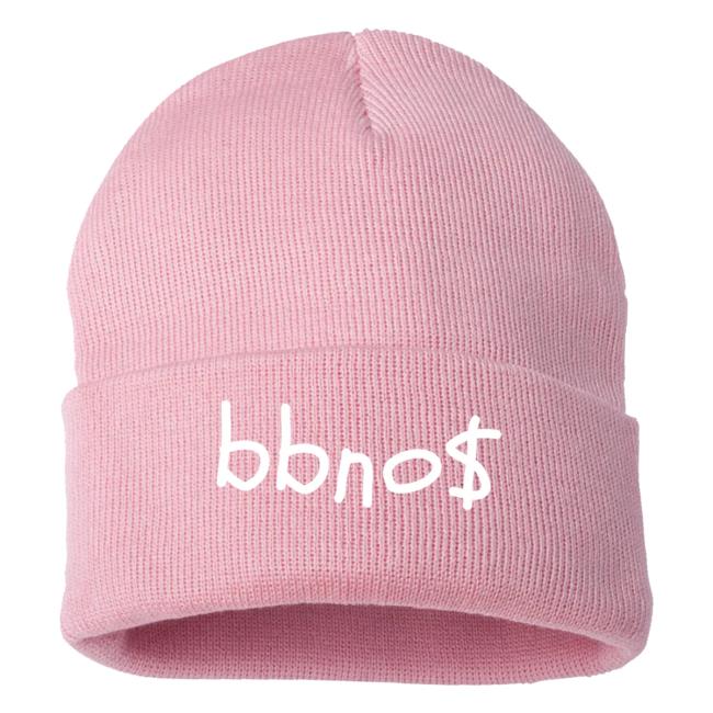 Official Bbno$ Merch Store Bbno$ Pink Beanie Hat Bbno$ Apparel Clothing Shop