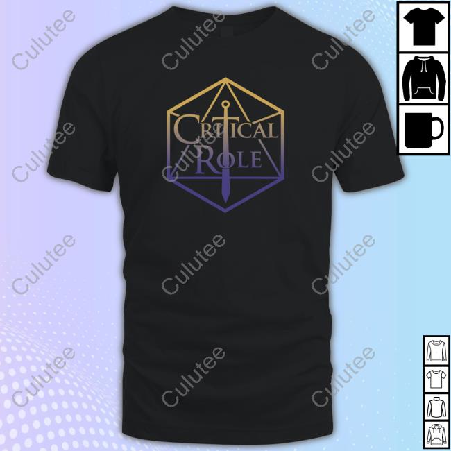 Critical Role Gradient Logo Tee Shirt