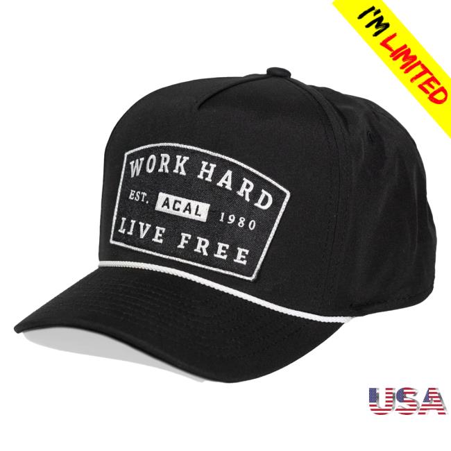 Official Acal Clothing Shop Merch Live Free Cap