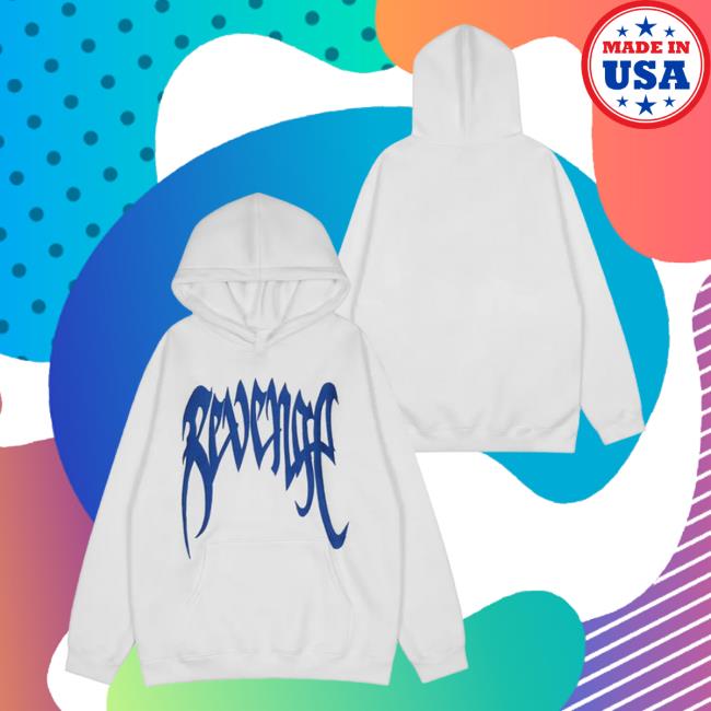Official Revenge XXXTentacion Apparel Clothing Store Shop Revenge Blue Crew XXX Tentacion Merch
