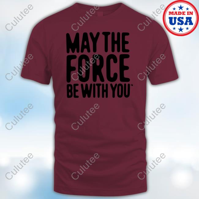 Official May The Force Be With You White T Shirt