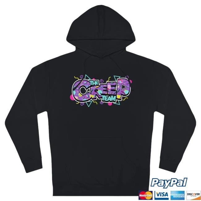 Official Creep Cast Merch The Creep Team 90S Premium Hood CreepCast