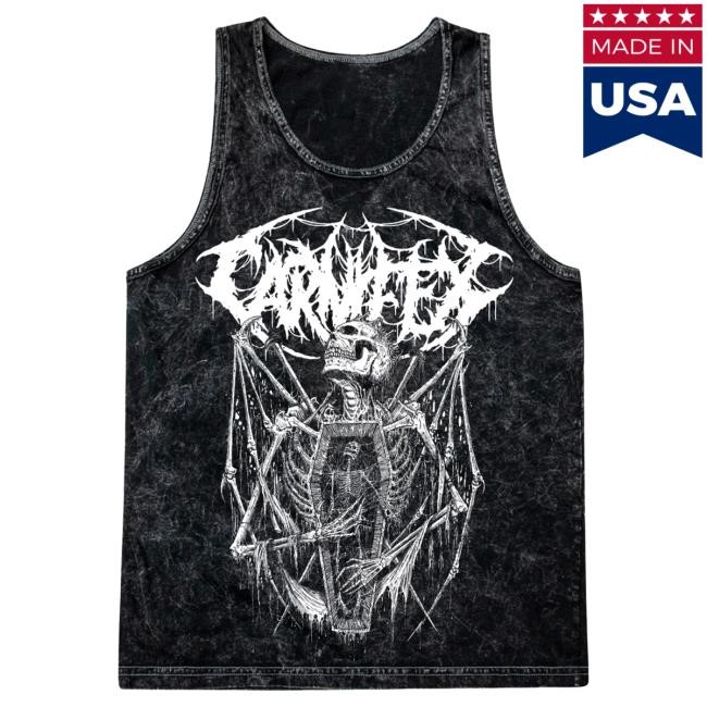 Official Indie Merch Store Carnifex Riddick Skull Tank Top New Shirt IndieMerchStore
