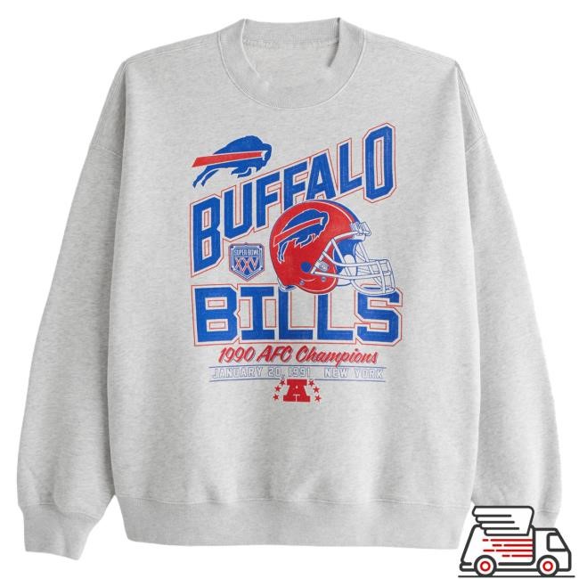 Bold Buffalo Bills Artwork NFL Football Crew