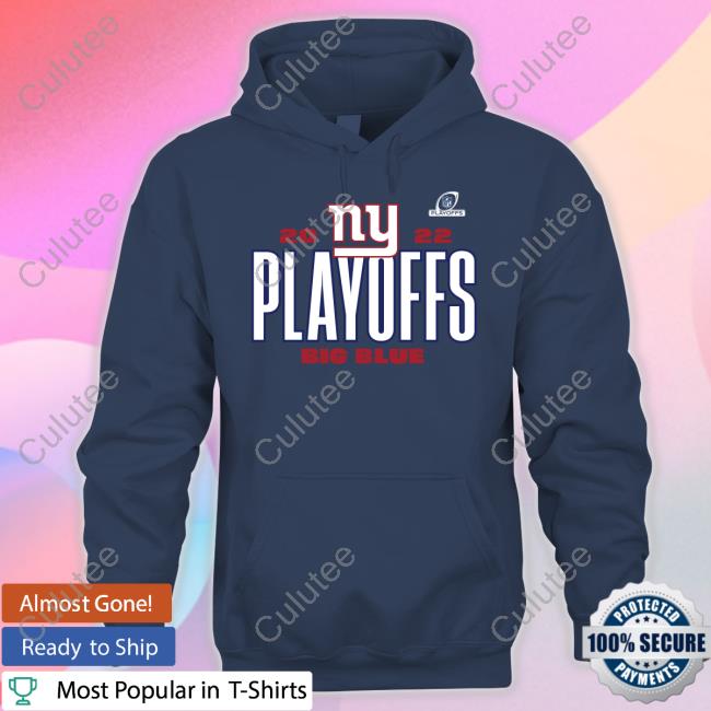 New York Giants Shop New York Giants Playoffs 2022 Big Blue Shirts