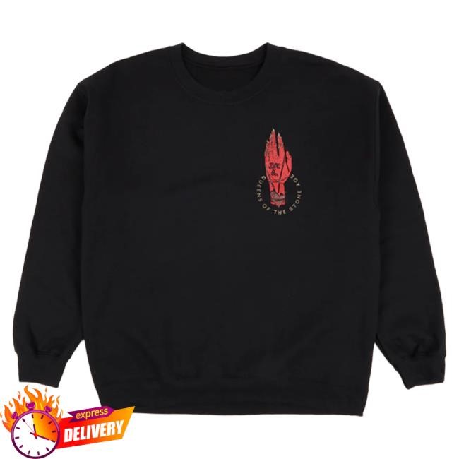Official Queens Of The Stone Age VILLAINS Black Crewneck Qotsa