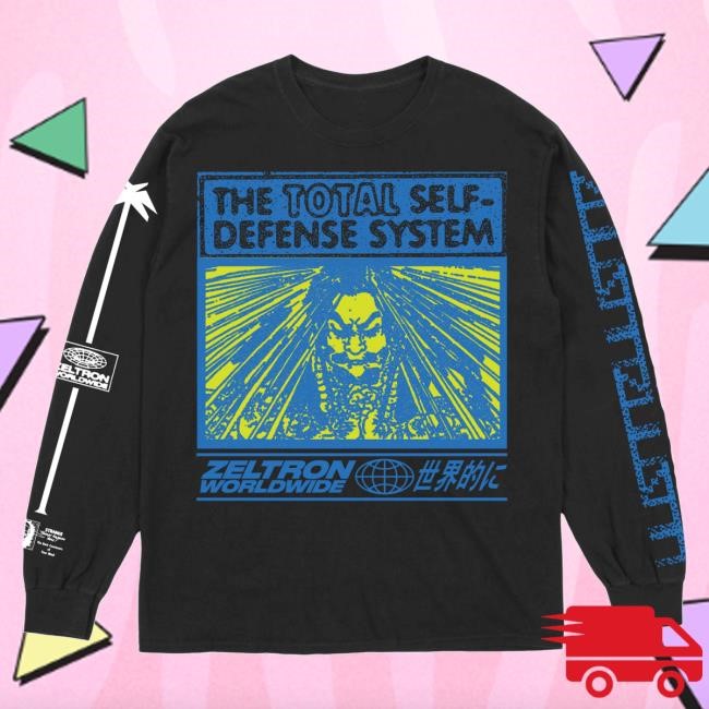 Denzel Curry Official Merch Shop Total Defense / Zeltron Worldwide L/S T Shirt