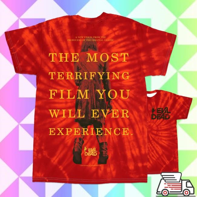 Official Studiohouse Designs Evil Dead (2013) Teaser Tiedye (Limited!) Tee