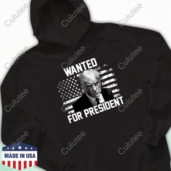 Trump Mugshot Wated For President Shirt