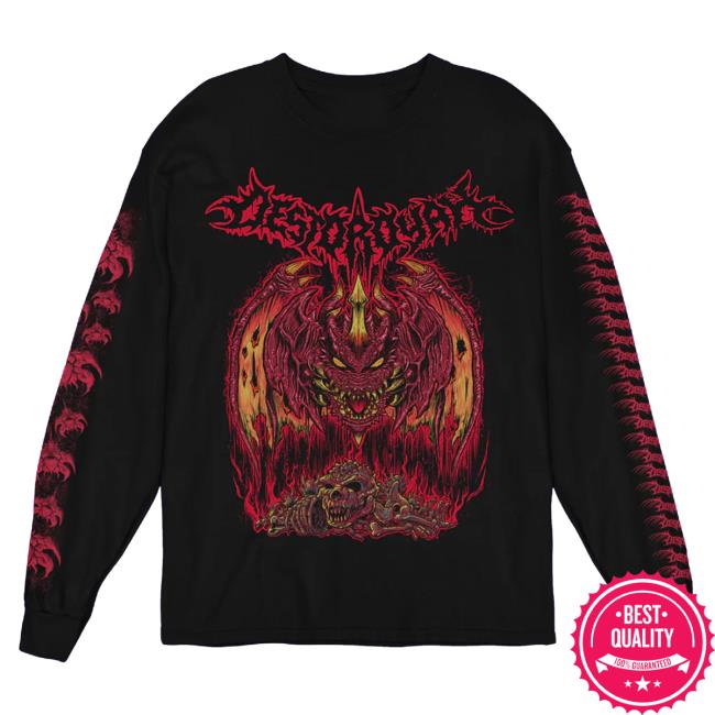 Official Destoroyah METALCROPOLIS Long Sleeve T Shirt