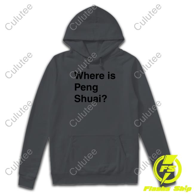 Where Is Peng Shuai Australian Open Limited Edition T-Shirt