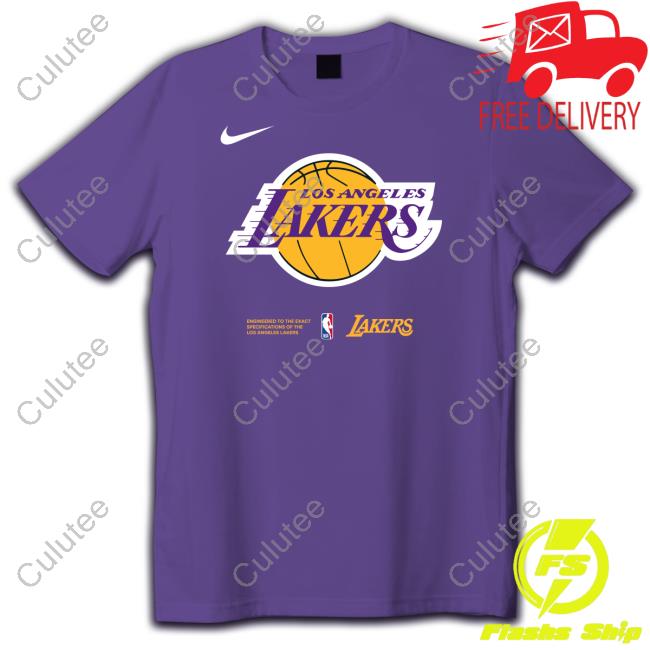 Official NBA Los Angeles Lakers Nike Team Tee Shirt