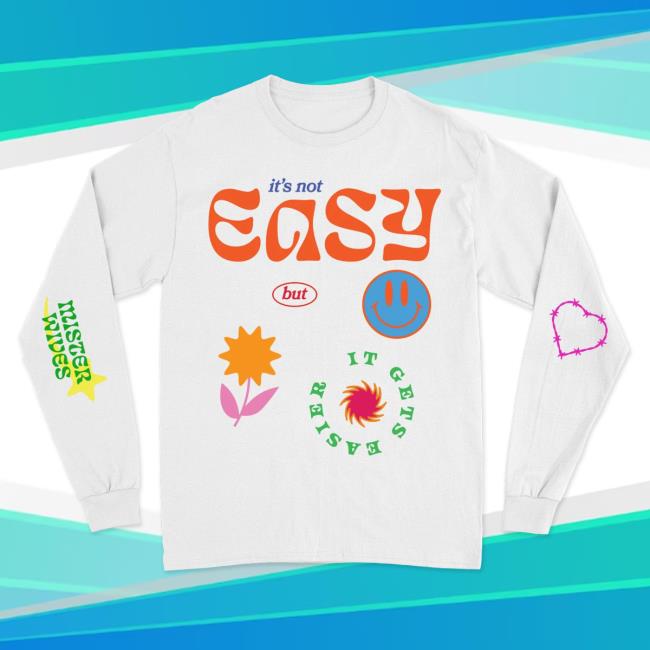 Official MisterWives Merch Store MisterWives It's Not Easy Long Sleeve Tee Shirt