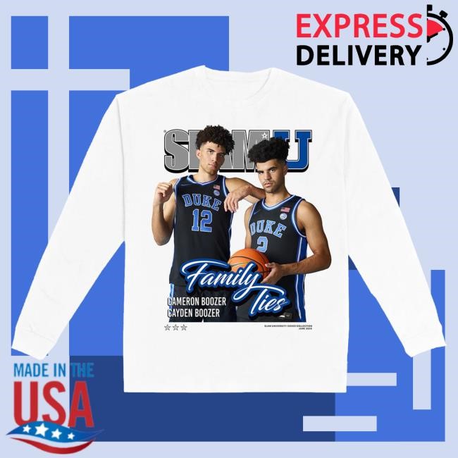 Cameron & Cayden Boozer SLAM Cover L/S Tee by Slam Goods NCAA Hot Release