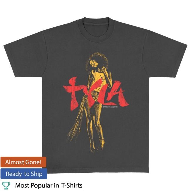 Official Tyla Merch Store TYLA T Shirt in Washed Black