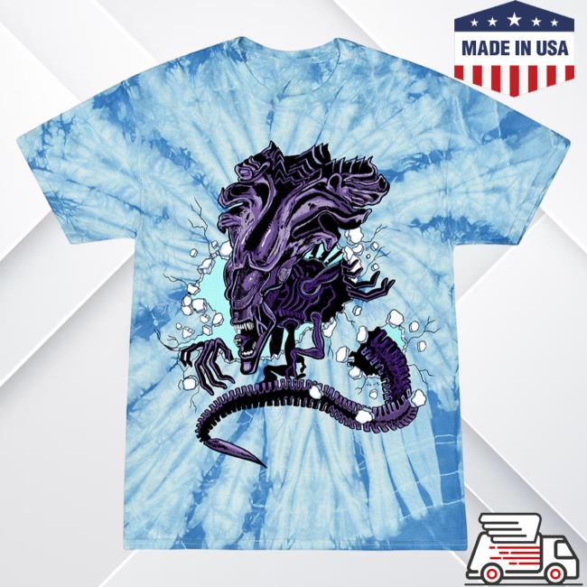 Official Cavity Colors Alien Vs Predator The Queen 3D Tie Dye Sweaters Cavitycolors