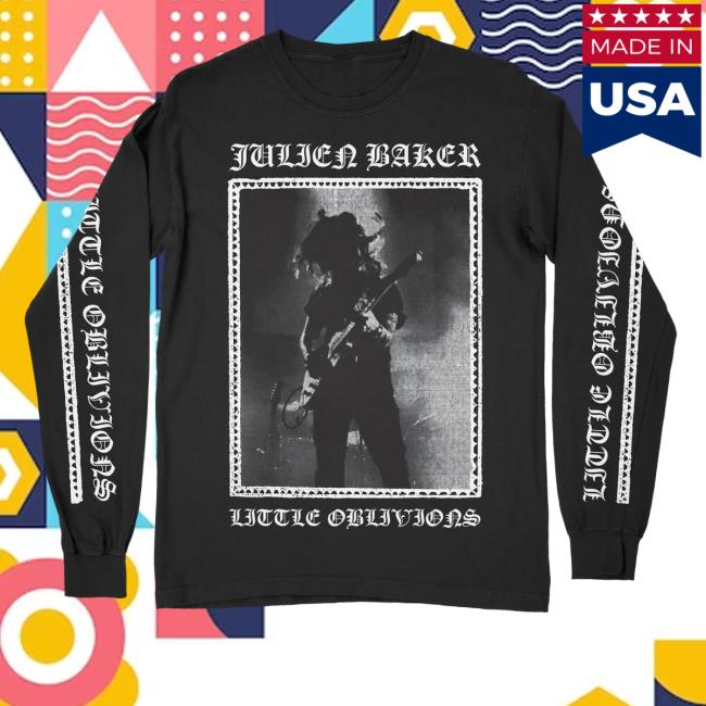 Official Julien Baker Merch Julien Baker Black Metal Sweaters