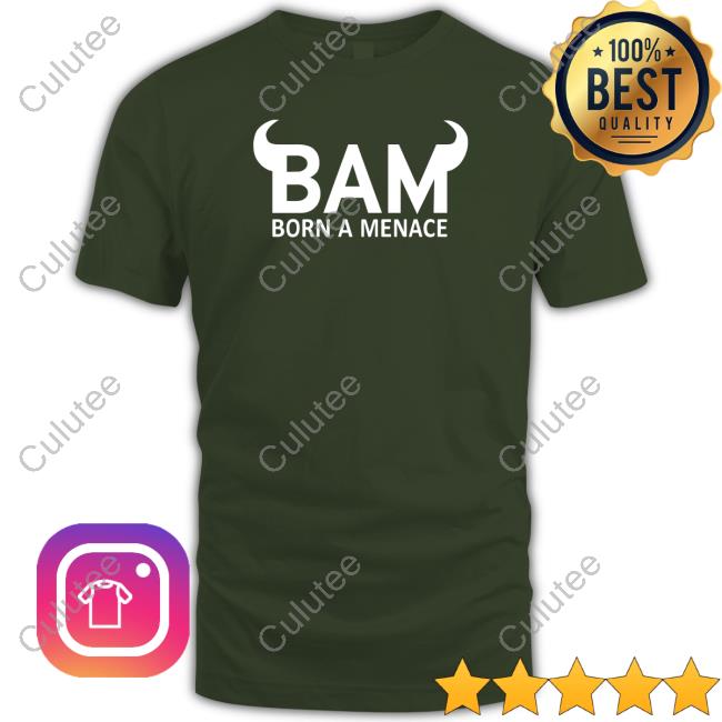 Kanel Joseph Merch Born A Menace Black Sweatshirt Kaneljoseph