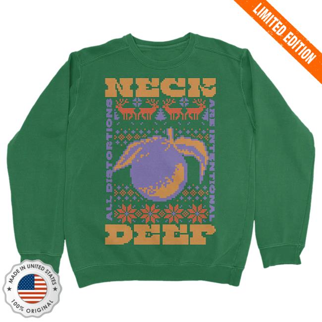 Official Neck Deep Merch Store NeckDeep Adai Holiday Green Tshirt