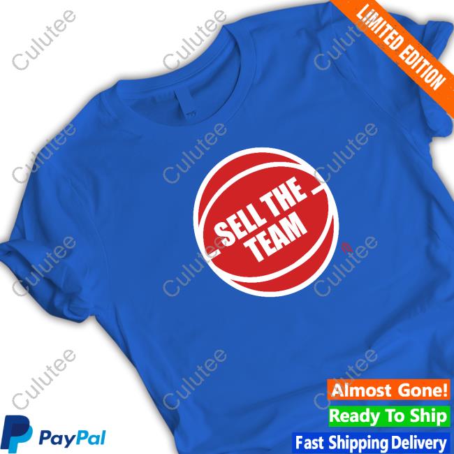 Official Detroit Pistons Athlete Logos Merch Detroit Sell The Team T-Shirt