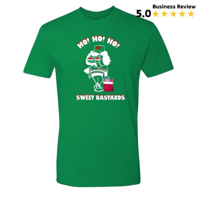 Official Super70ssportsstore Ho Ho Ho Sweet Bastards Tee Shirt