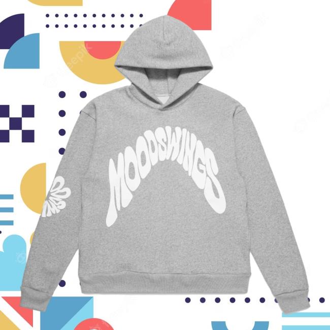 Official Juice Clothing Store Mood Swings Printed AOP Hooded Sweatshirt Grey Juicestore 3D