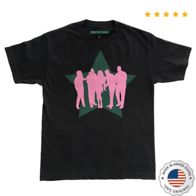 Pentatonix Silhouette Hits Black Tee